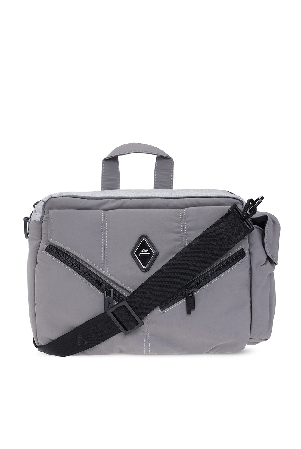 Shoulder bag with logo