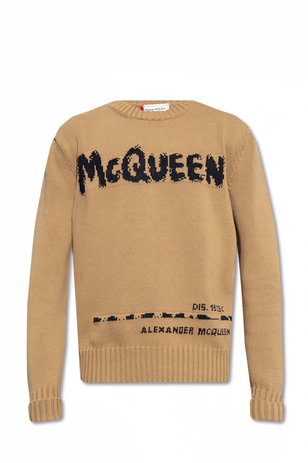 beige Sweater with logo