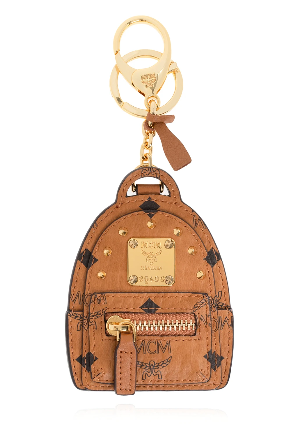 BROWN Keyring with charm