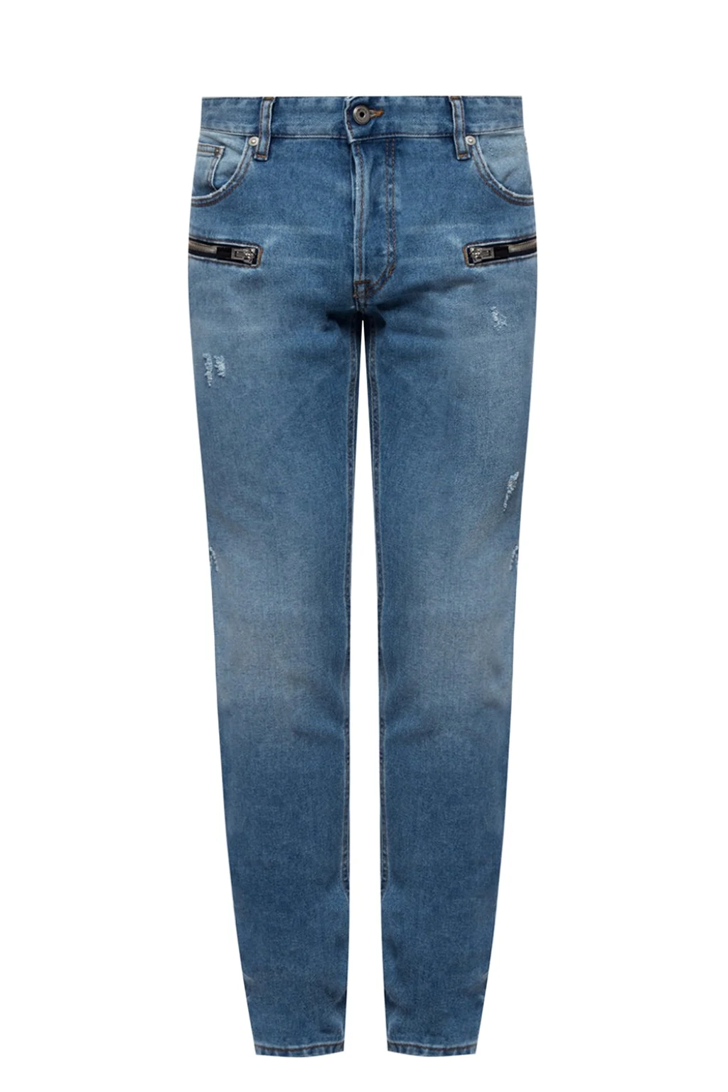 BLUE Distressed jeans