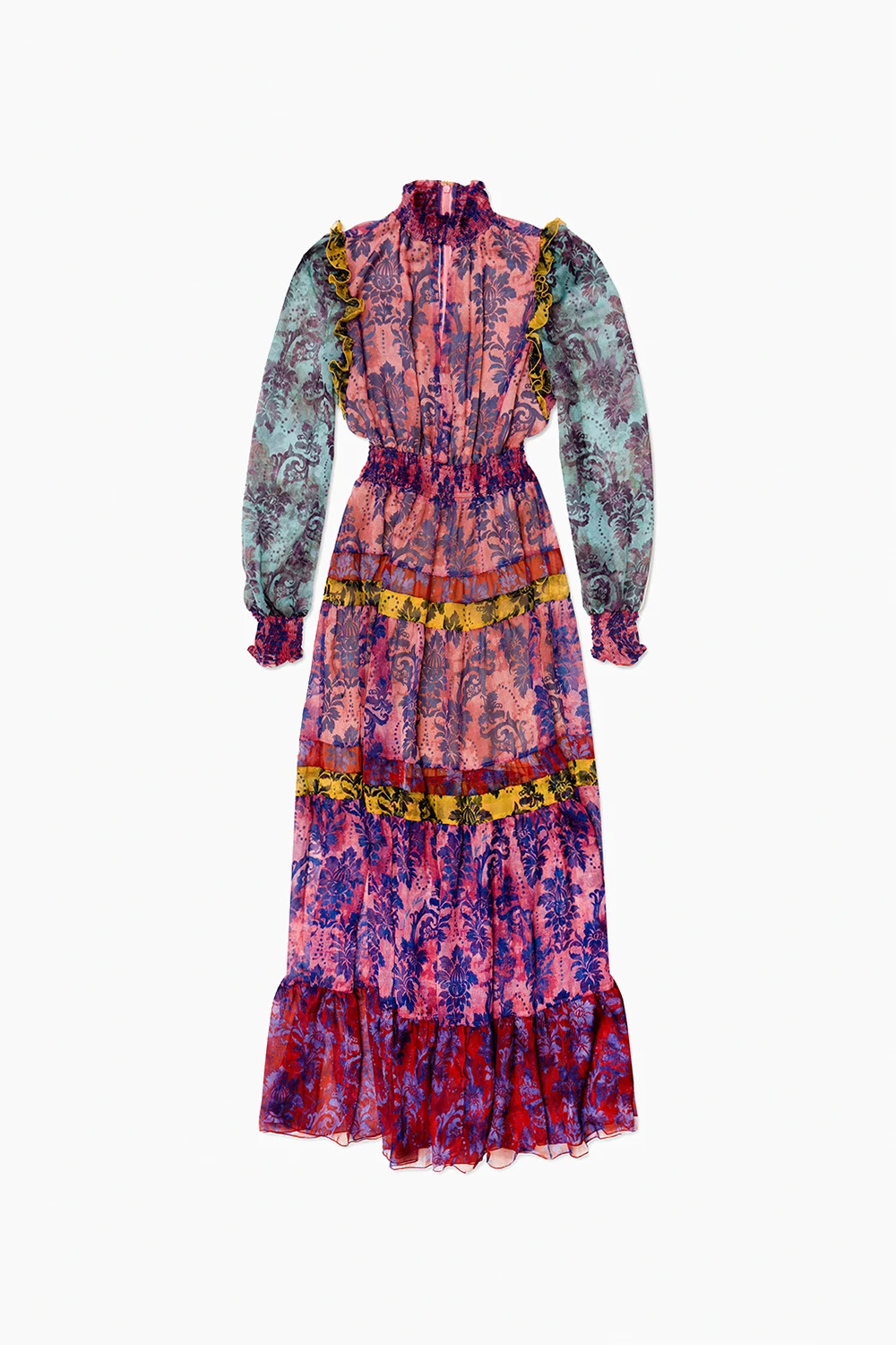 MULTICOLOUR Dress with floral motif