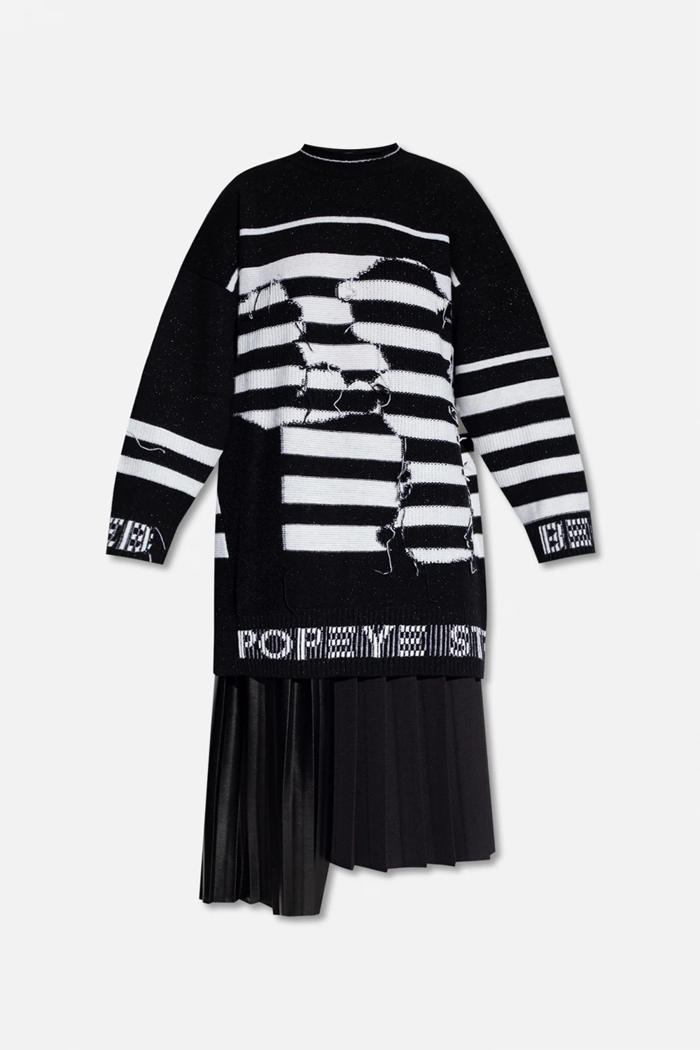 BLACK Striped sweater