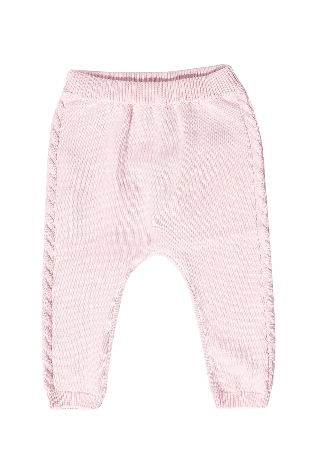 Knitted trousers with logo