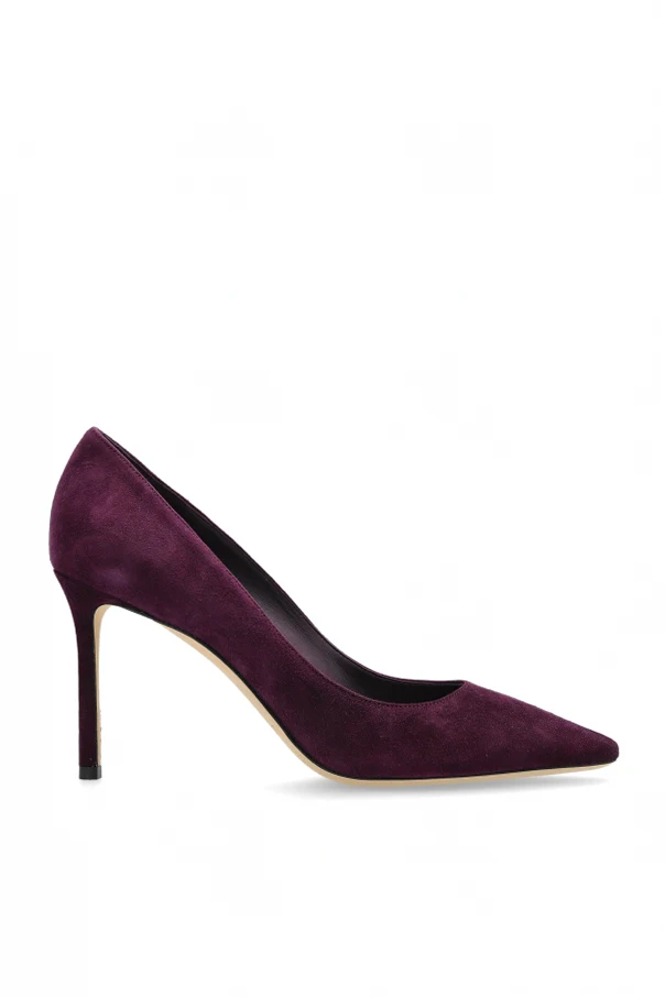 BURGUNDY 'Romy' high heels