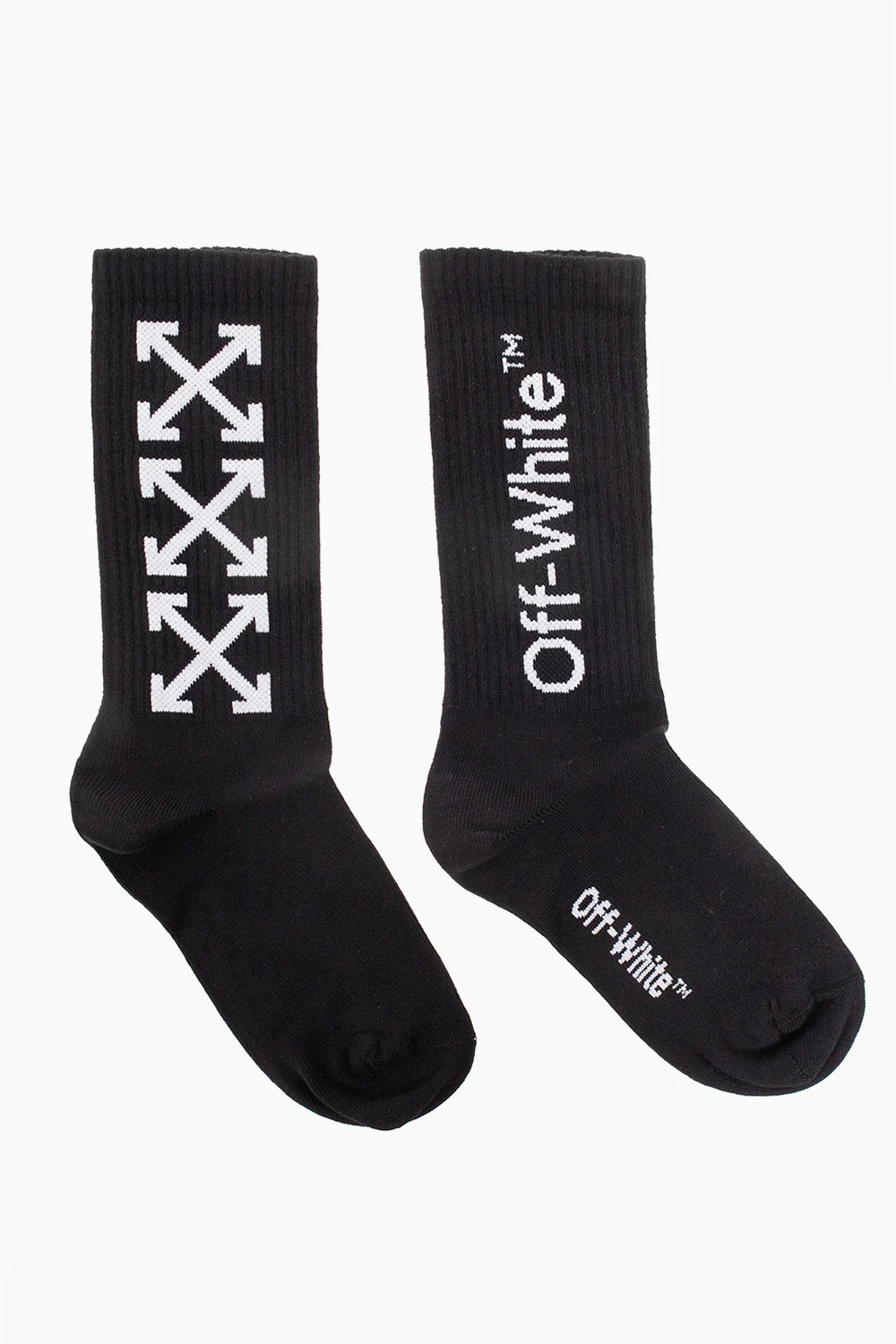 BLACK Socks with logo