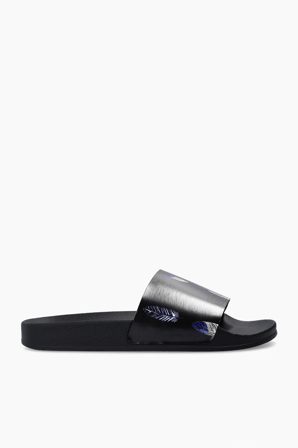 BLACK Rubber slides