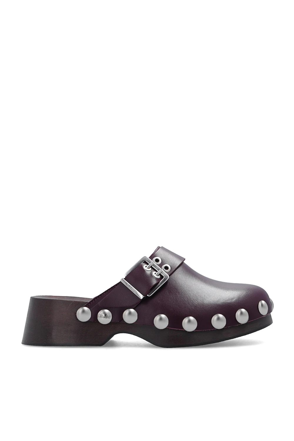 Leather clogs