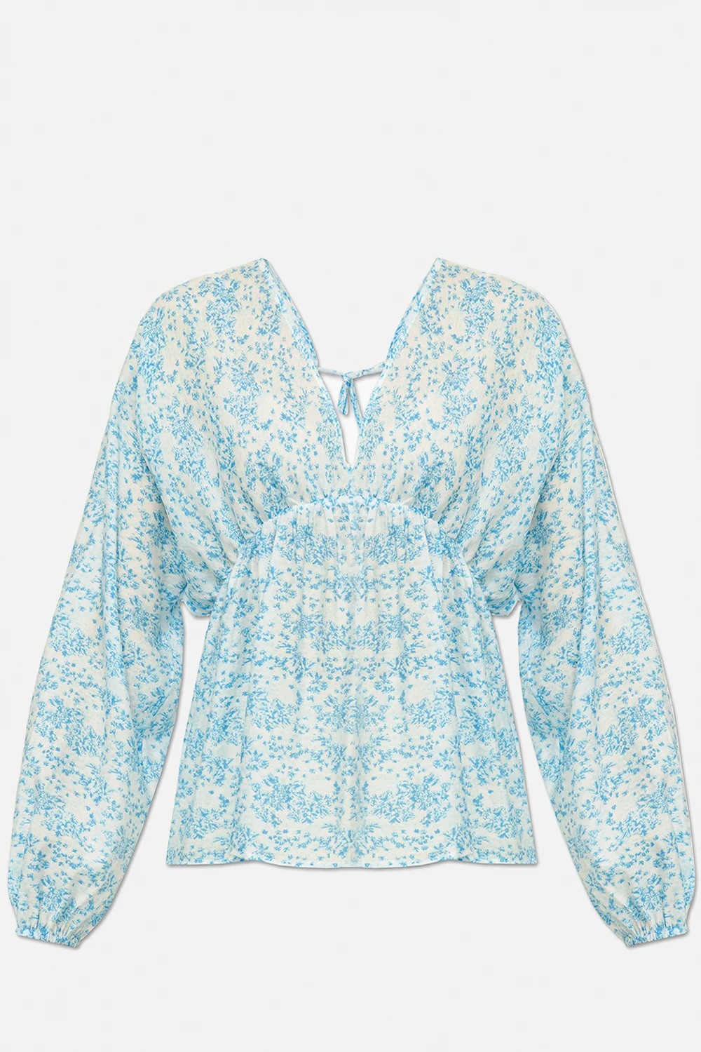 light blue ‘Gertrud’ floral top