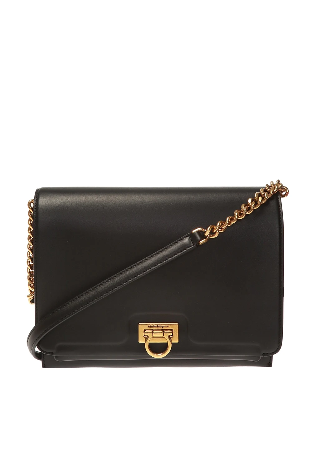 Leather shoulder bag