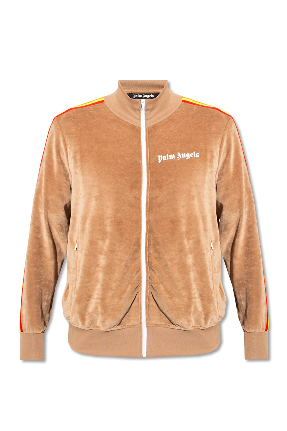 BROWN Velour track jacket