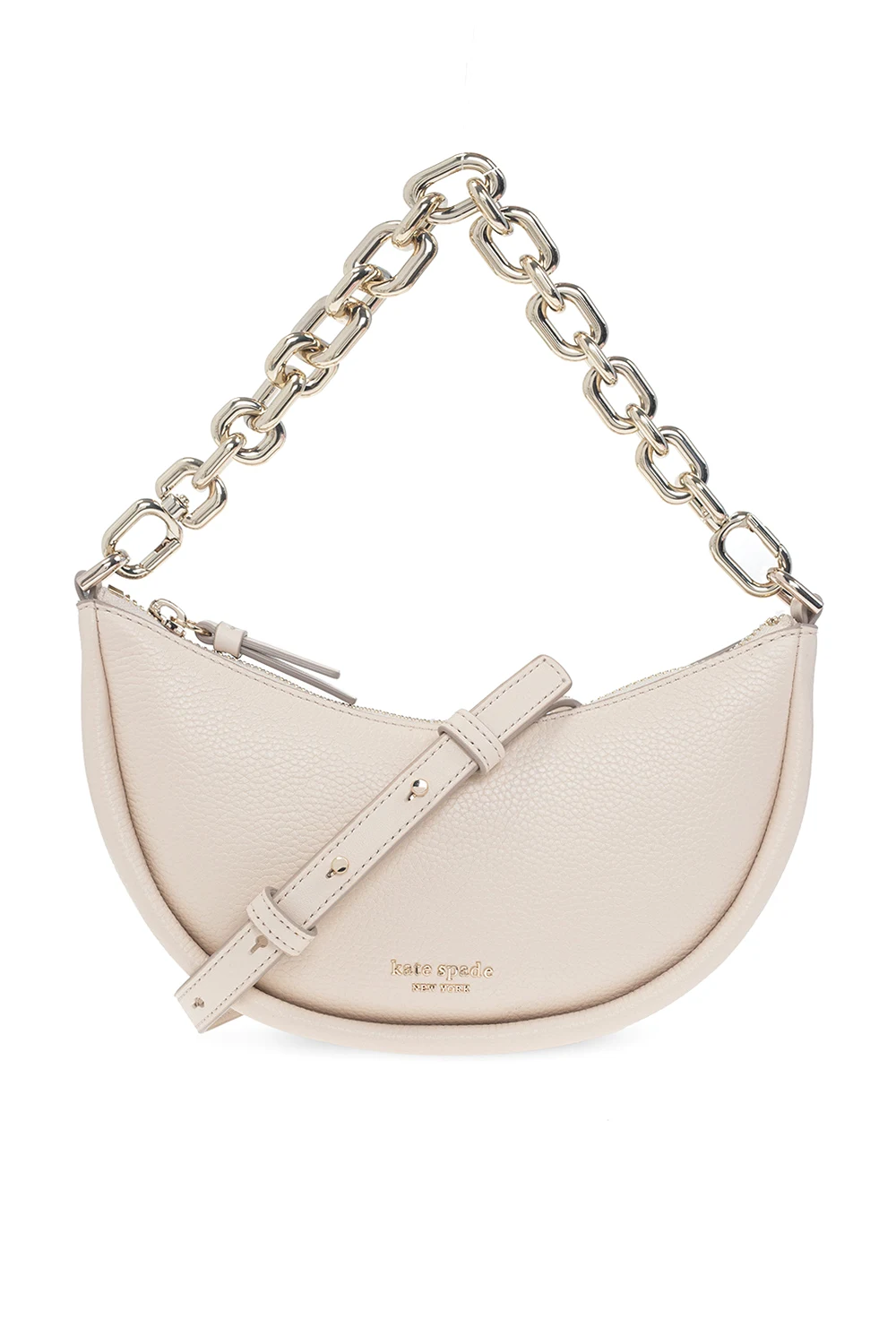 cream ‘Smile Small’ shoulder bag
