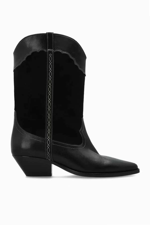 BLACK Heeled ankle boots "Duerto"