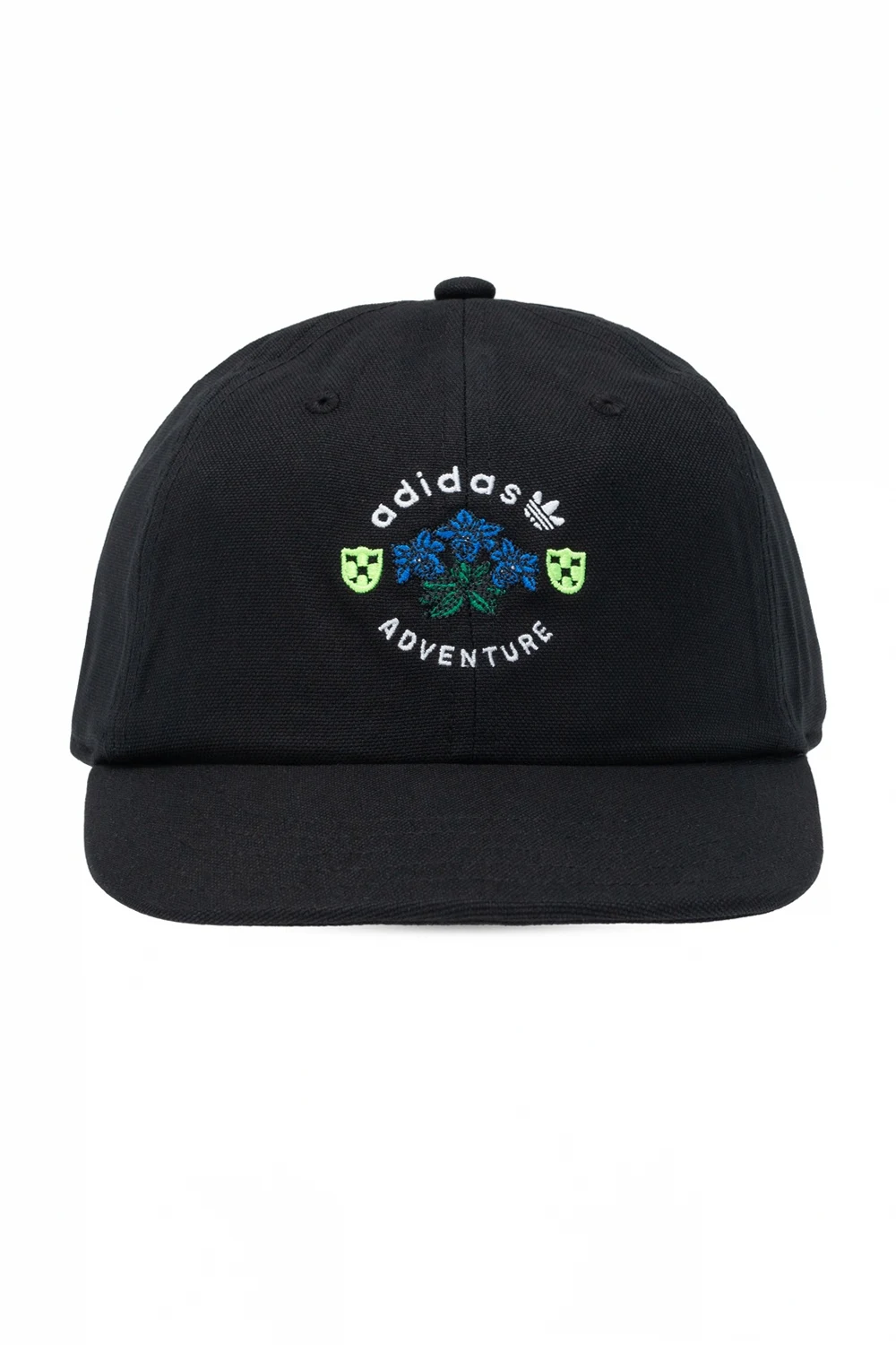 BLACK Baseball cap with logo