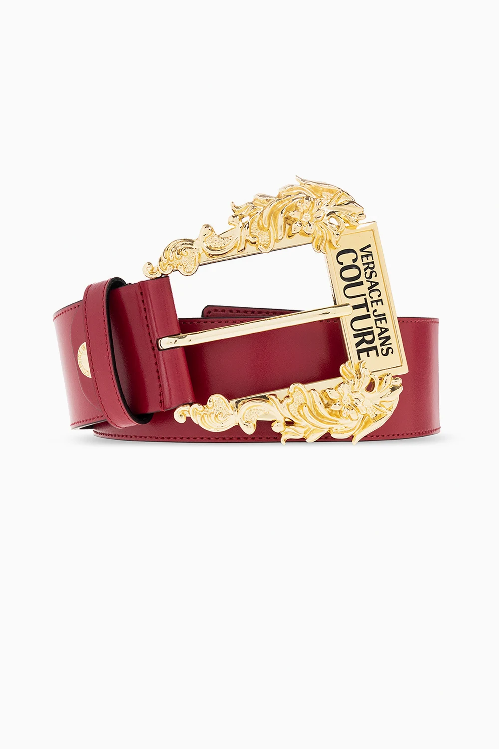 BURGUNDY Leather belt
