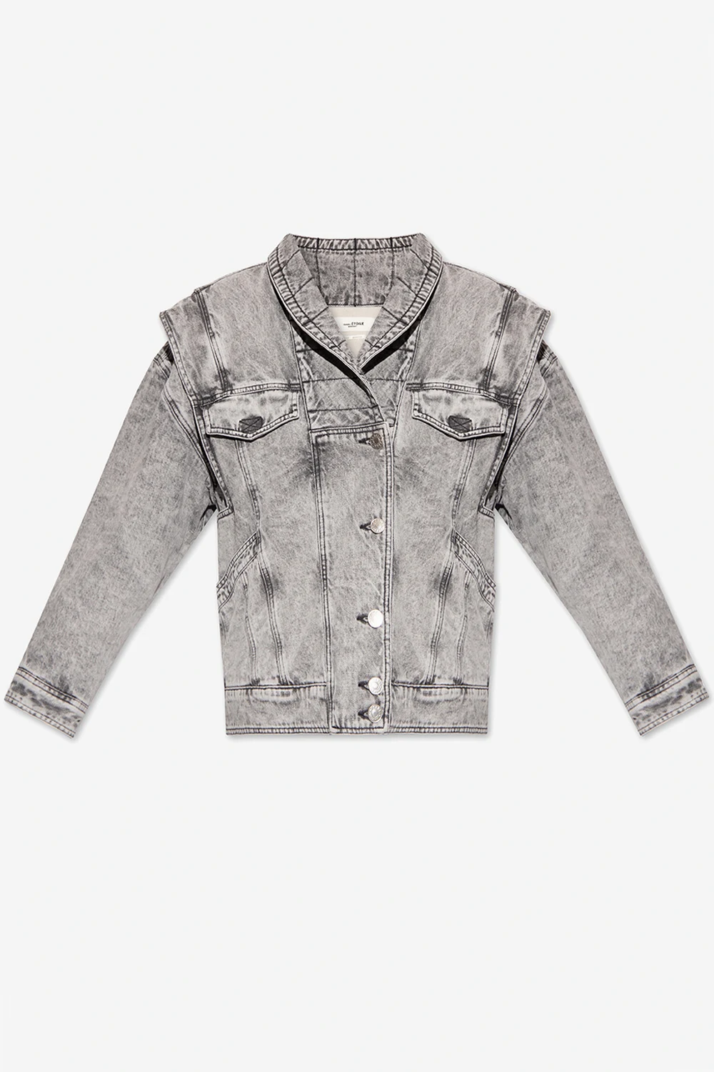 ‘Veronica’ denim jacket with detachable sleeves