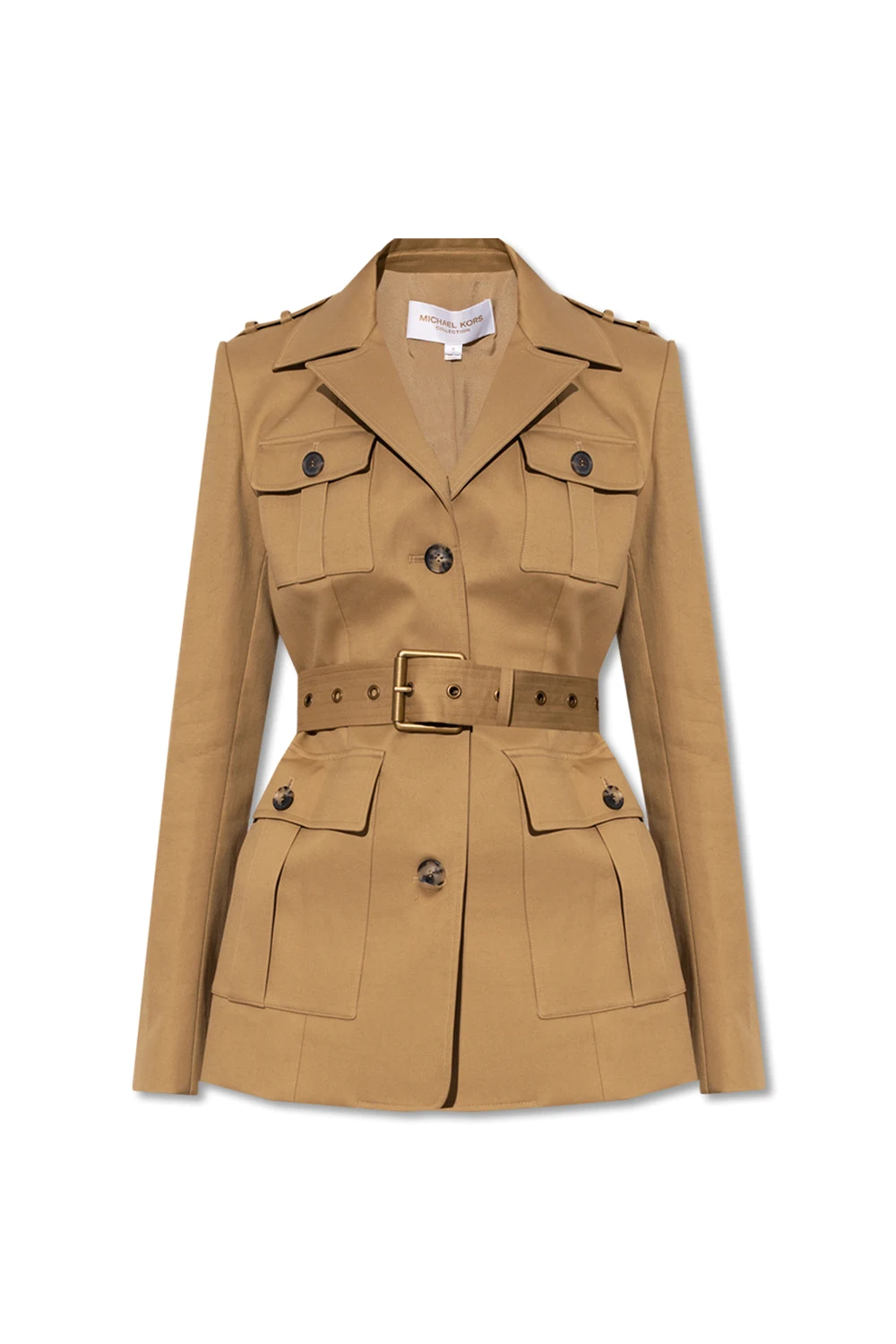 Kurtka z paskiem w talii