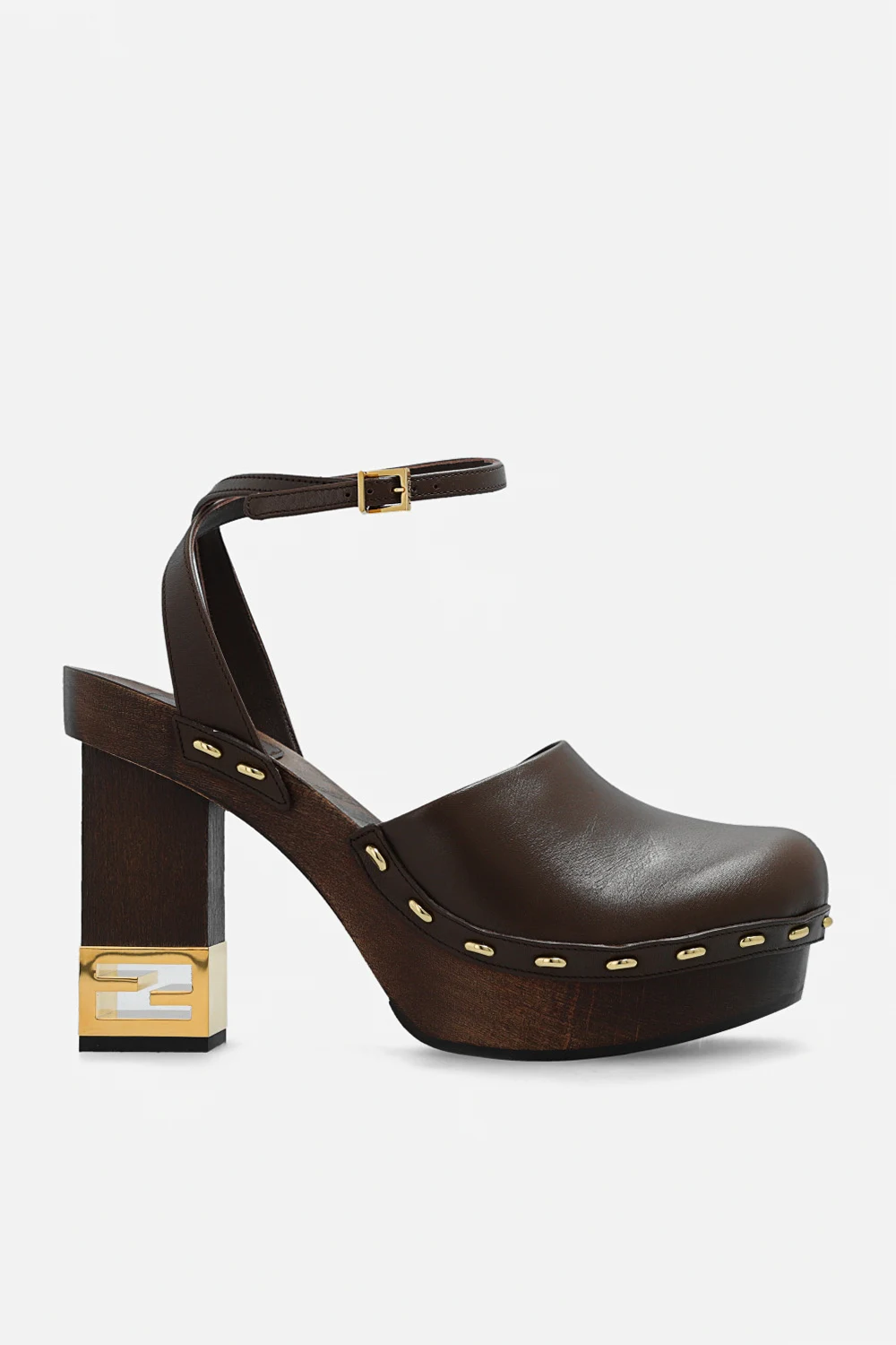 Buty na dekoracyjnym obcasie