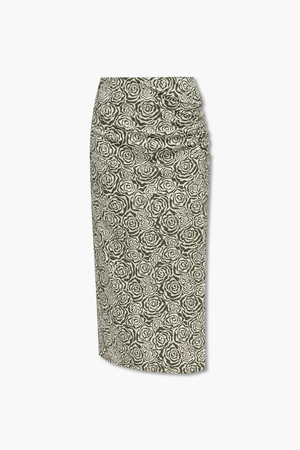 cream ‘RosilleGZ’ skirt with floral motif