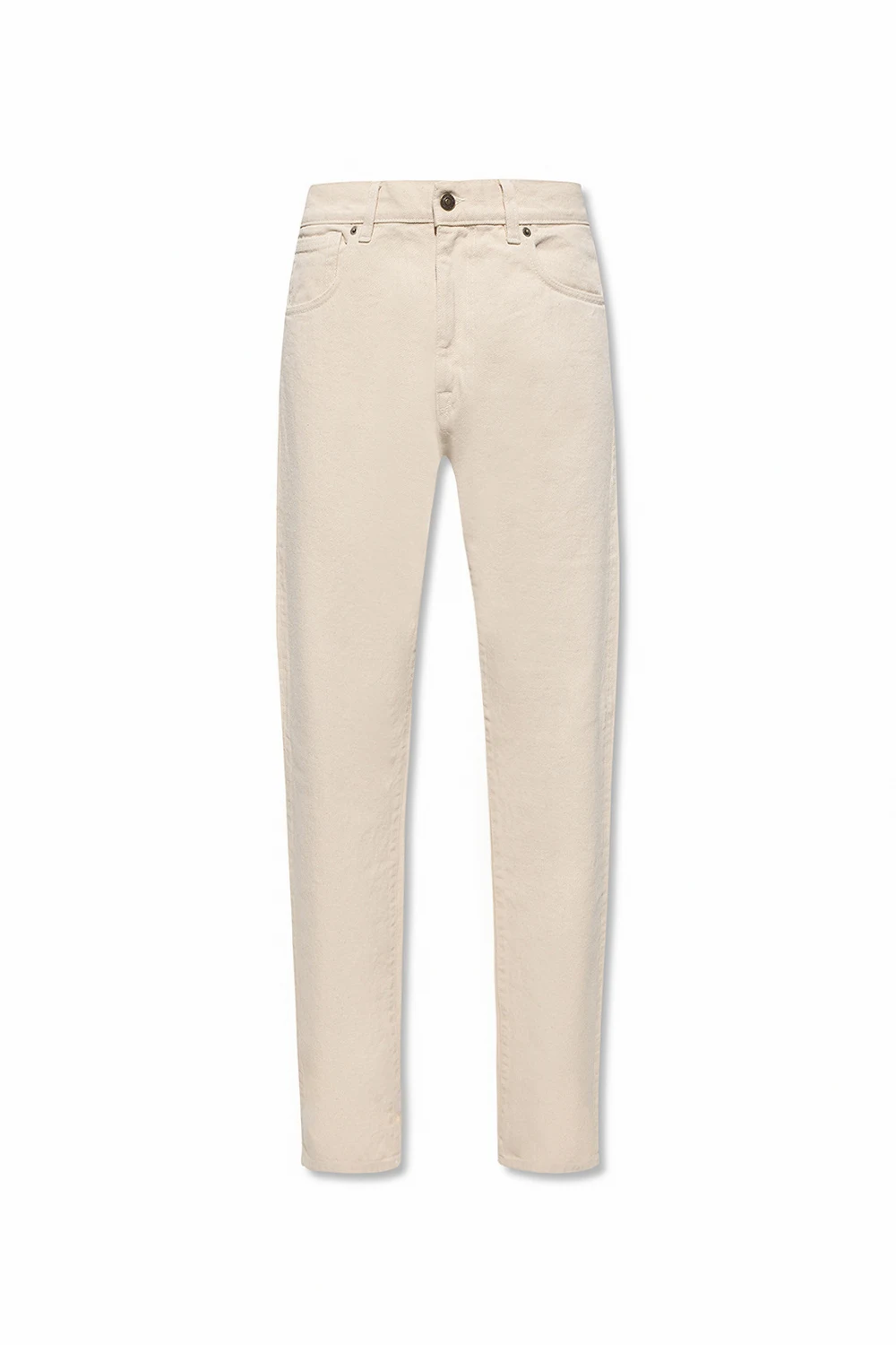 Jeans with straight legs