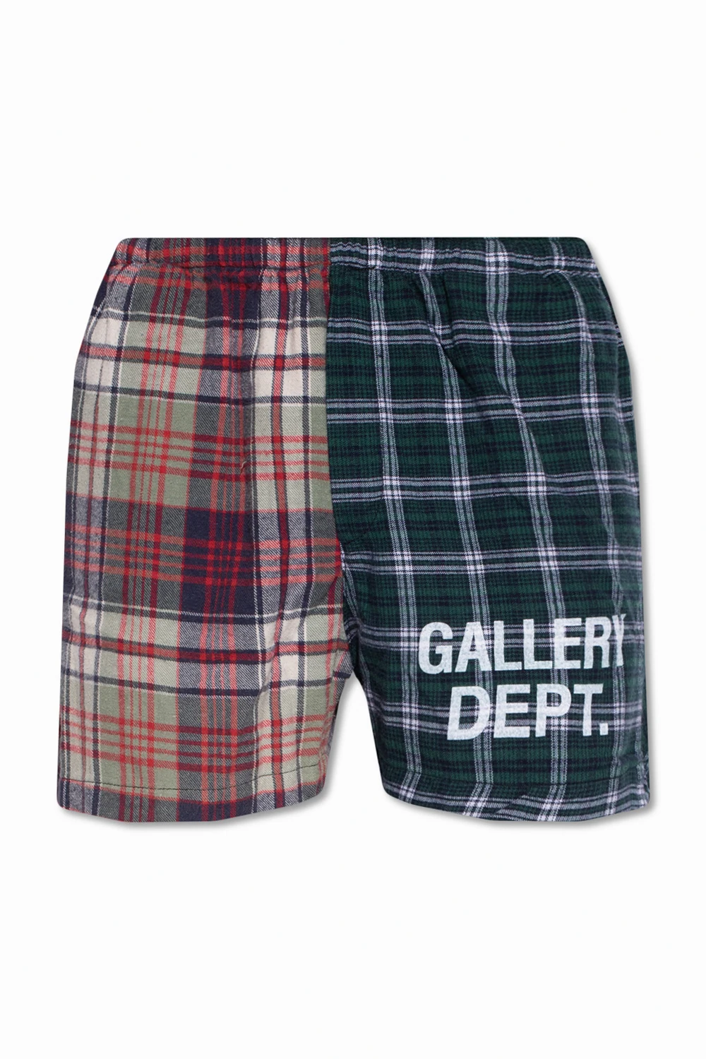 Szorty ze wzorem w kratę