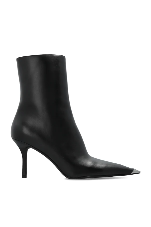 CZARNY Botki na obcasie ‘Ferrara’
