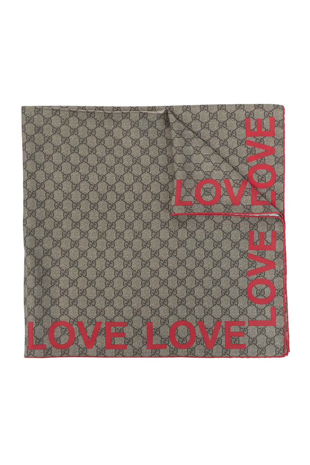 beige ‘Saint Valentine’ collection scarf