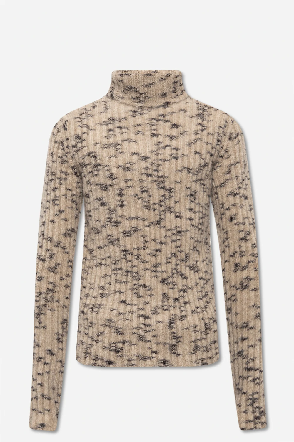 Ribbed turtleneck sweater