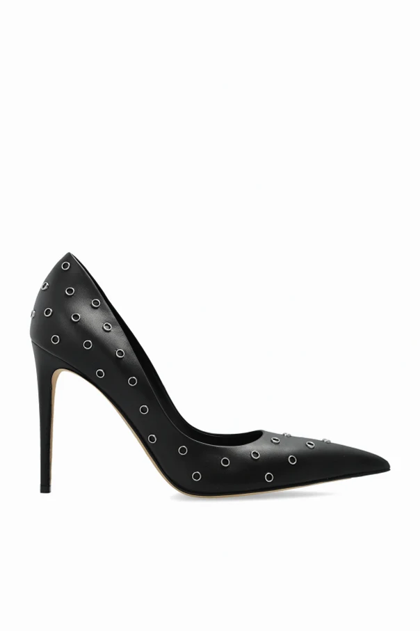 BLACK 'Skull' stilettos