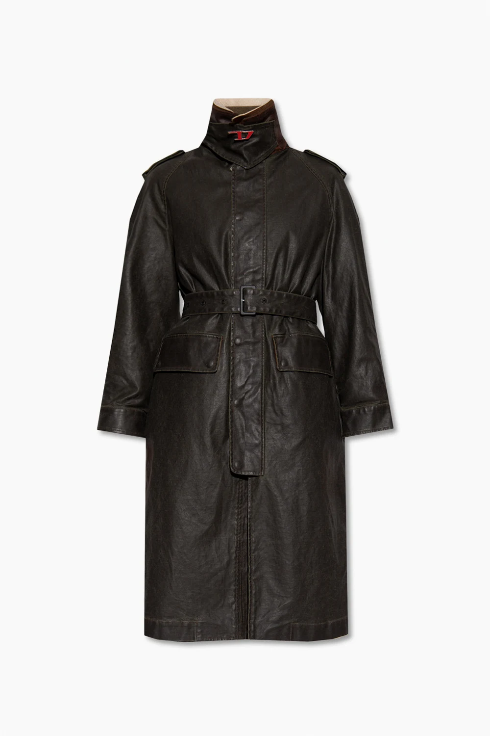 Waxed coat