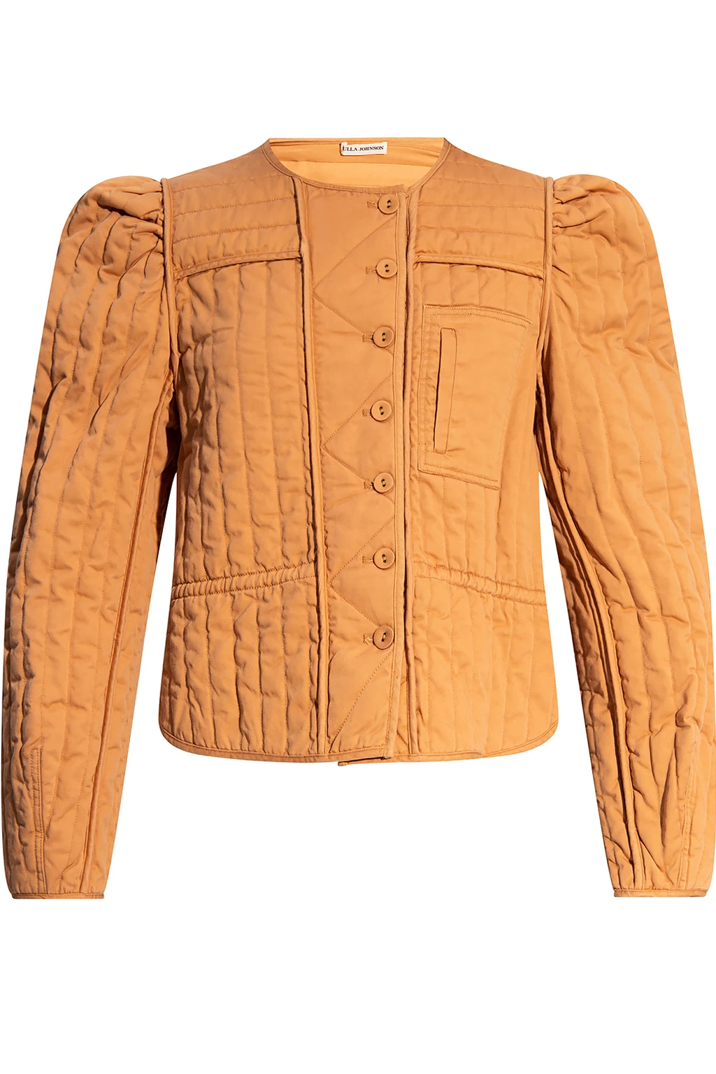 BROWN 'Gareth' quilted jacket