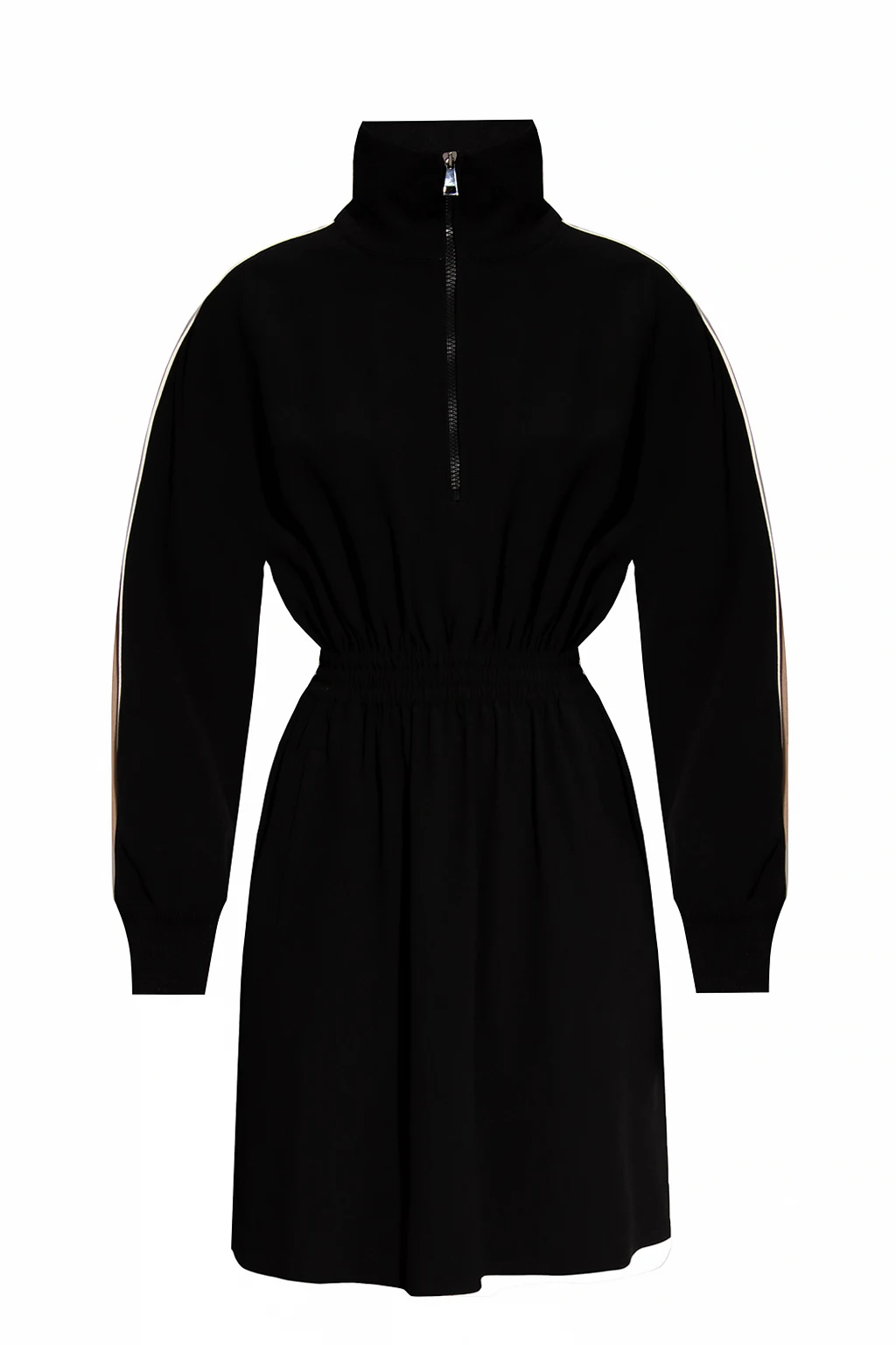 Dress with mock neck