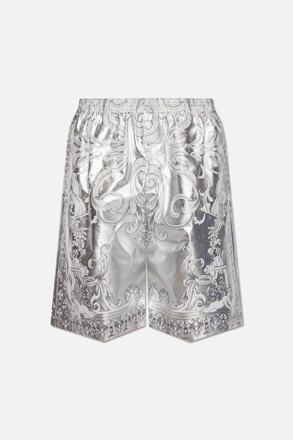 SILVER Patterned shorts