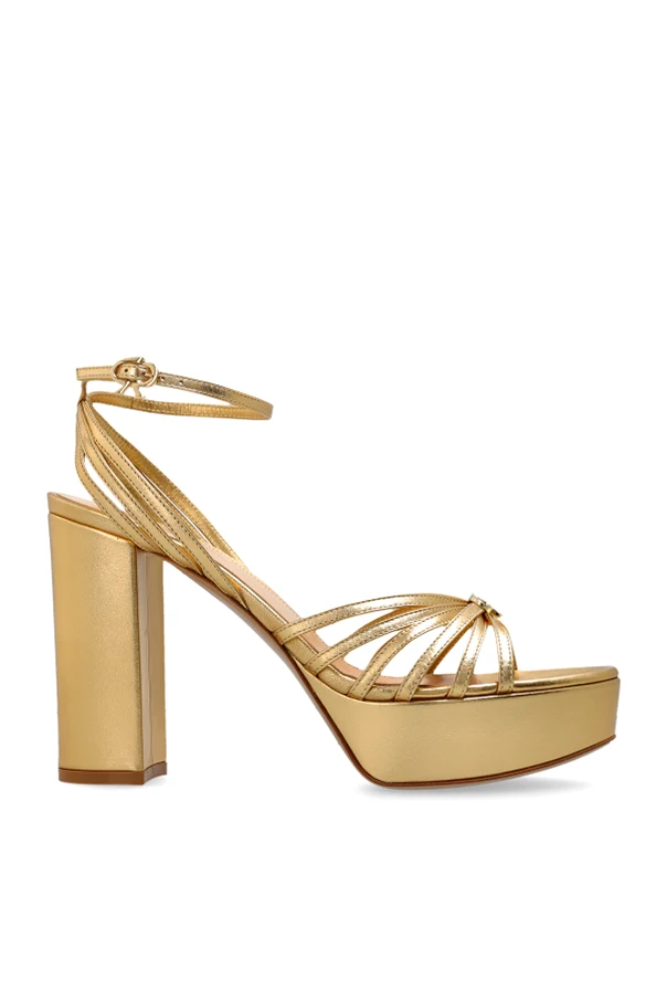 GOLD Plateausandalen ‘Rita’