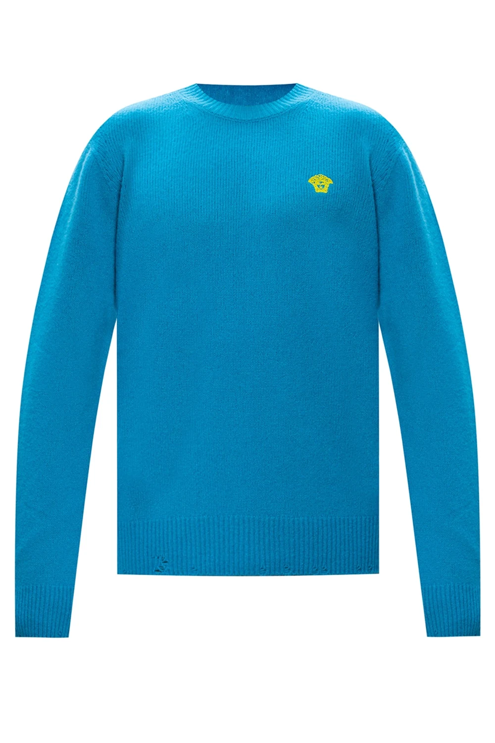 BLUE Worn-effect sweater