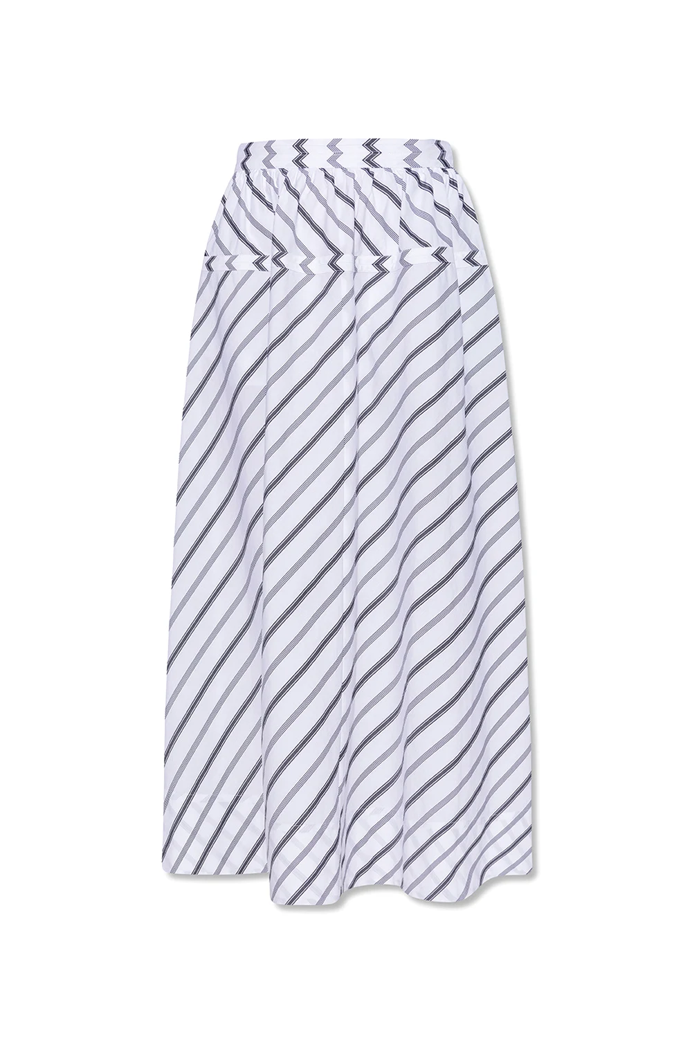 WHITE Skirt with geometrical pattern