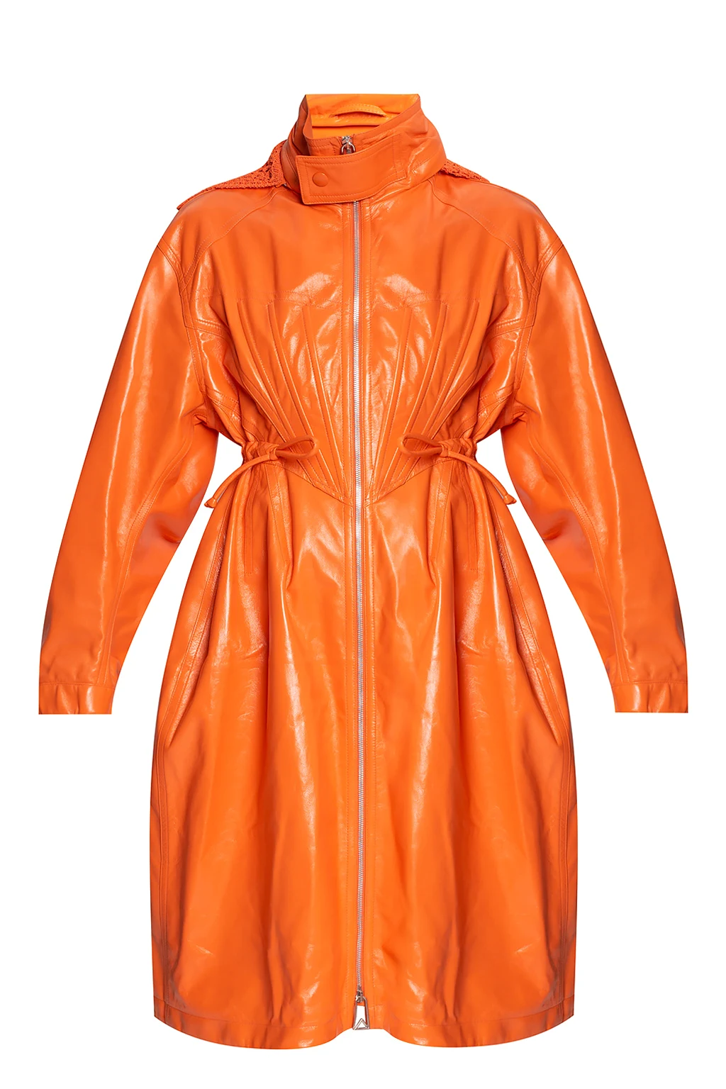 Leather coat
