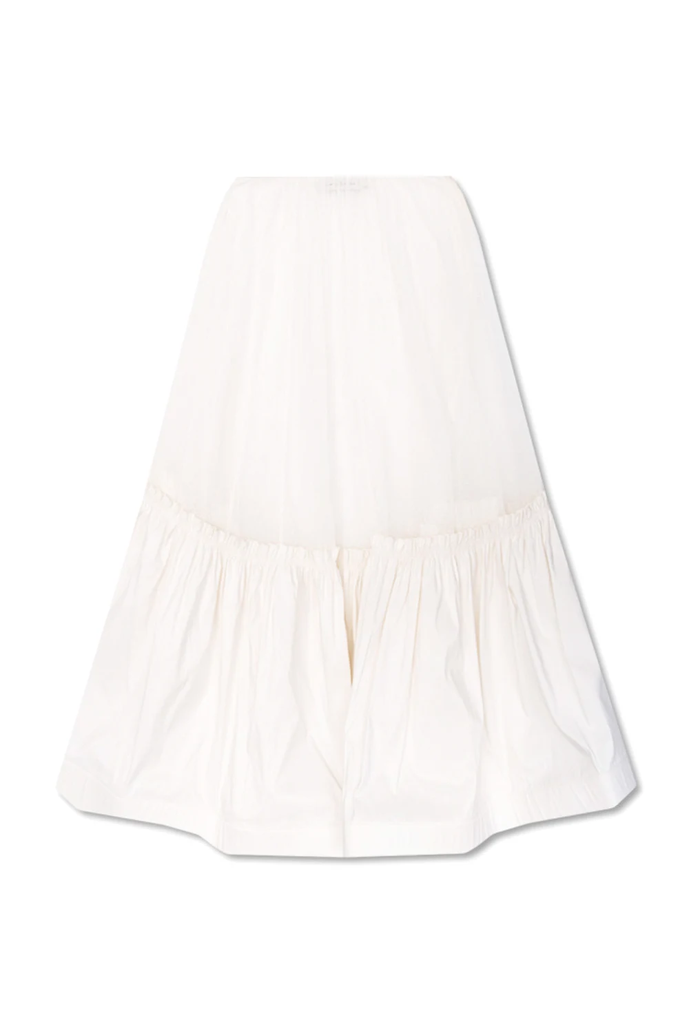 cream Flared skirt