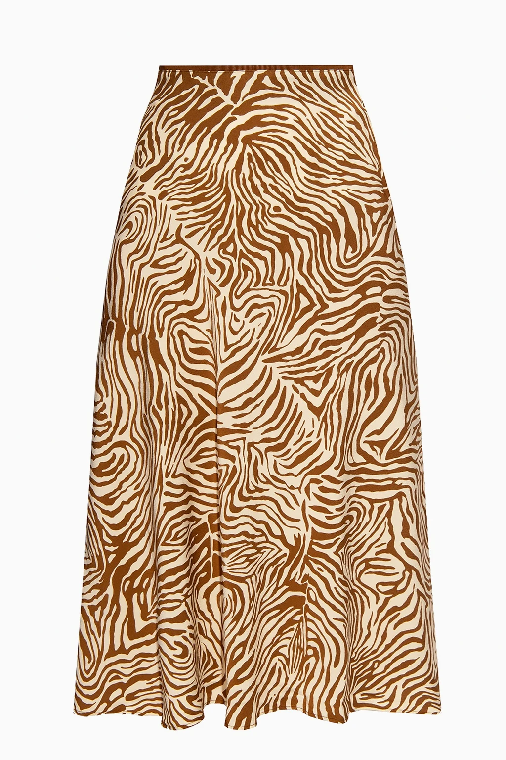 beige Printed skirt