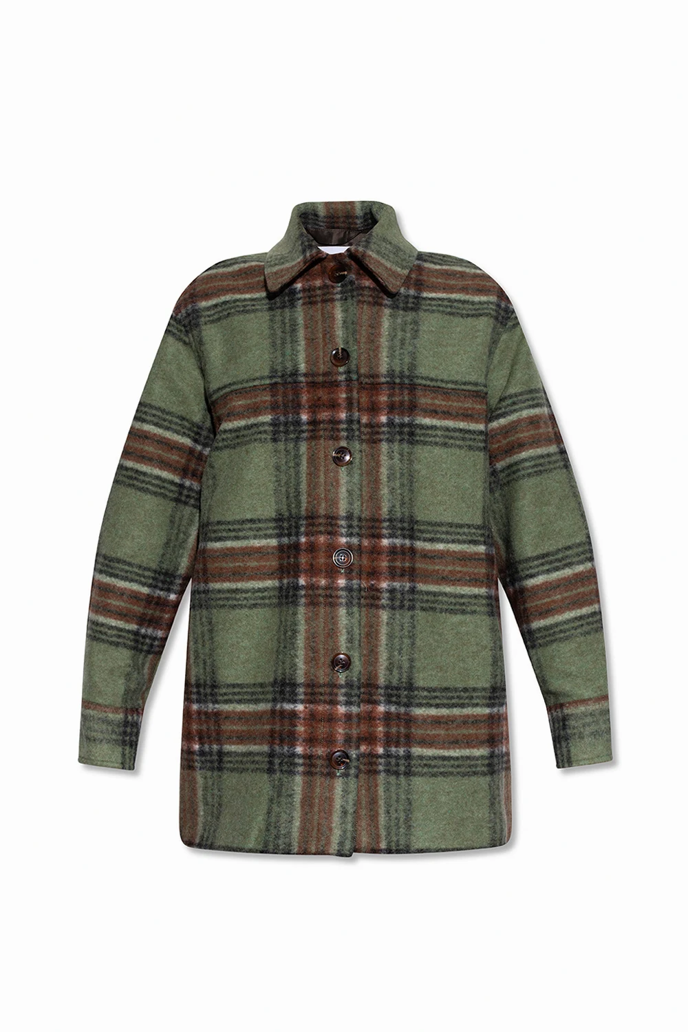 GREEN Checked jacket