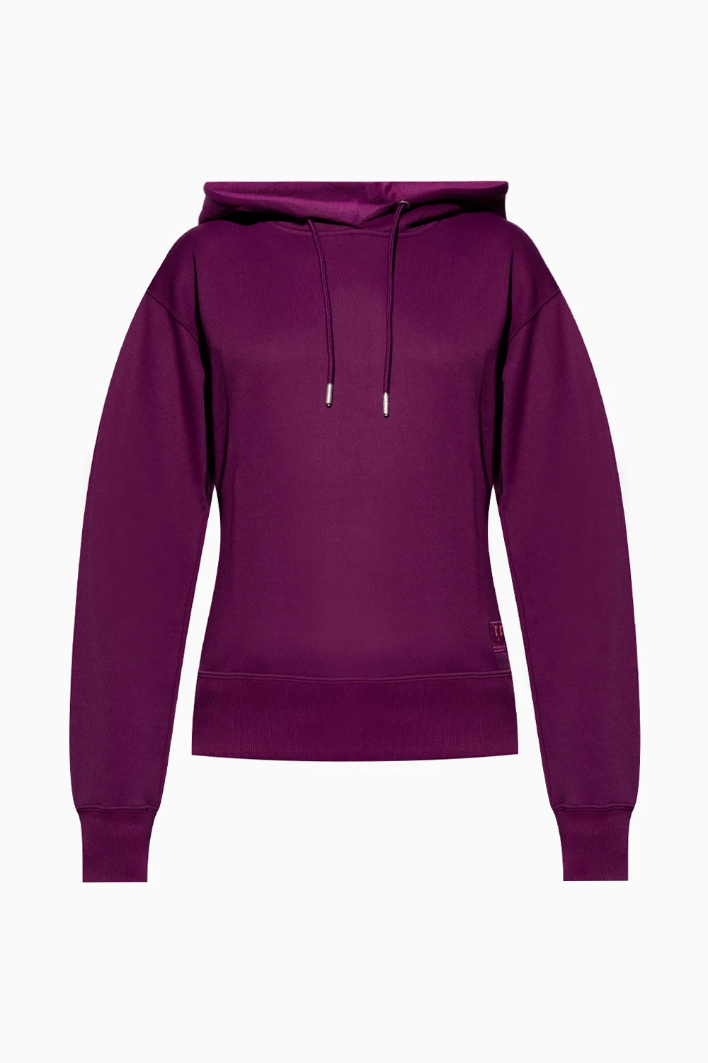 PURPLE Patched hoodie