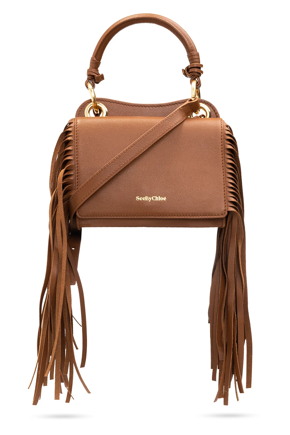 Shoulder bag with logo
