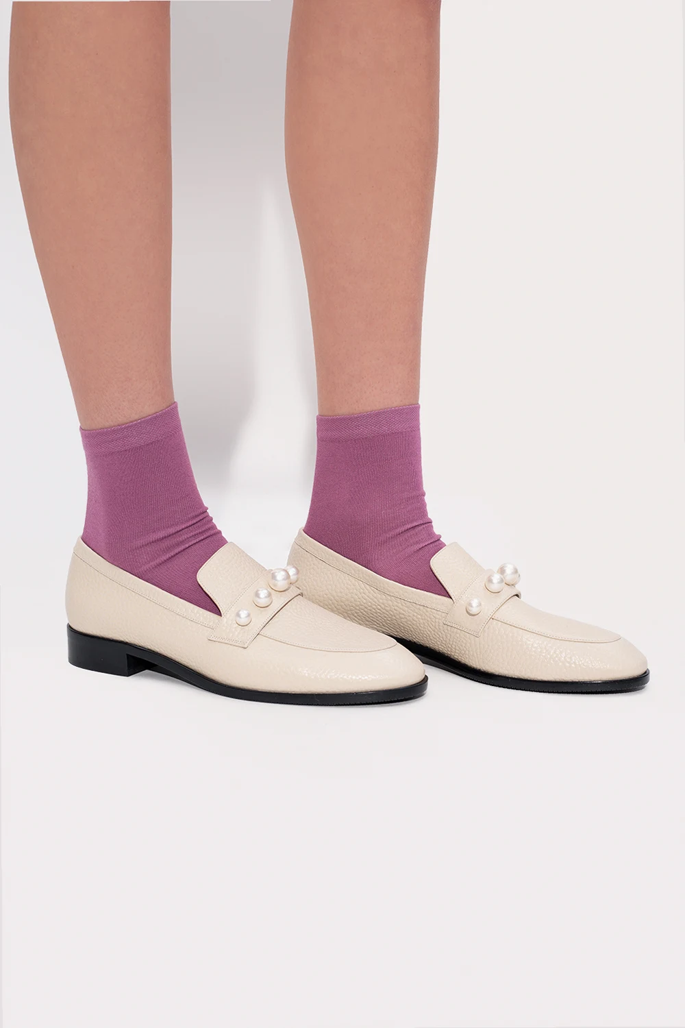 ‘Goldie’ leather moccasins