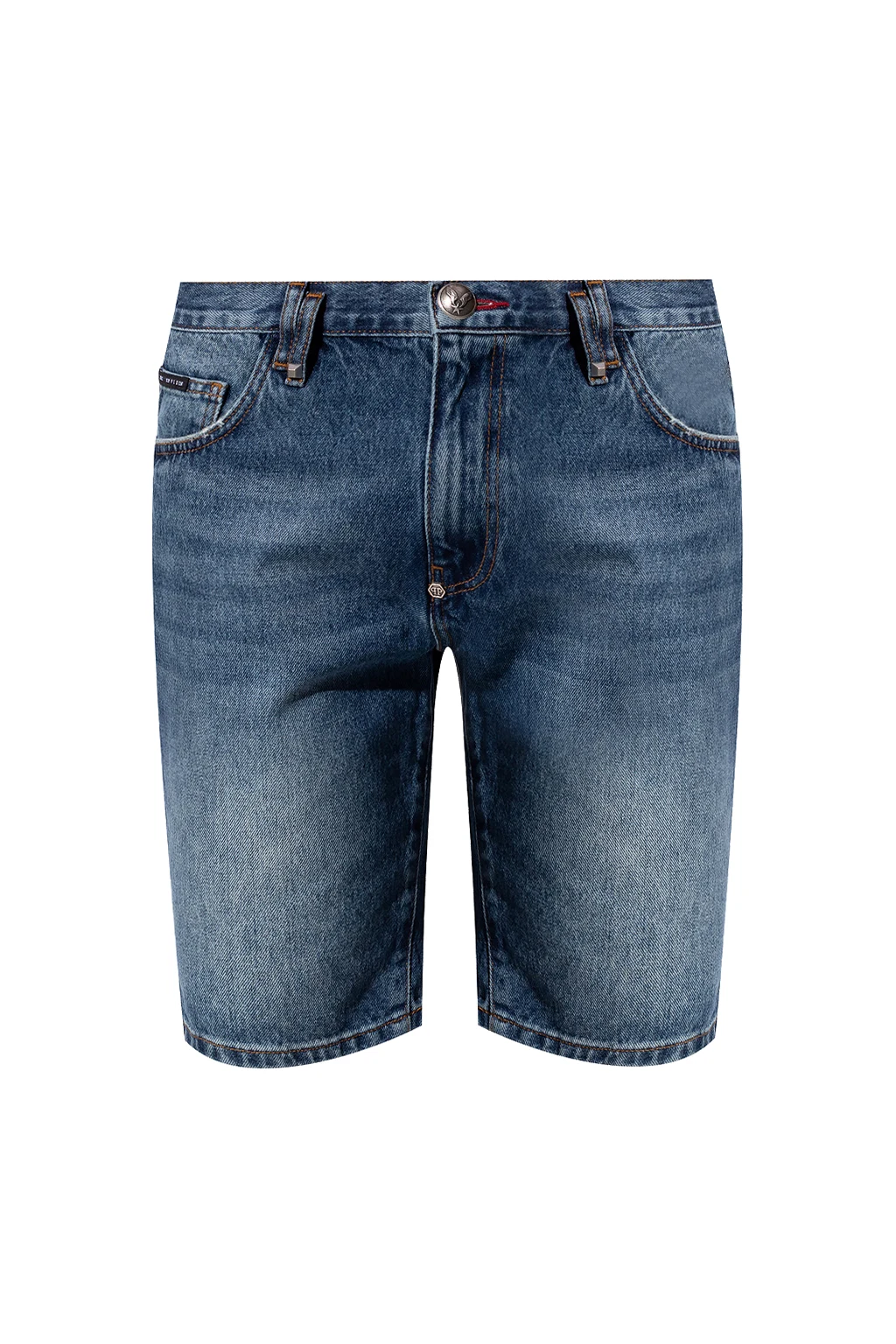 Jeansowe szorty z logo