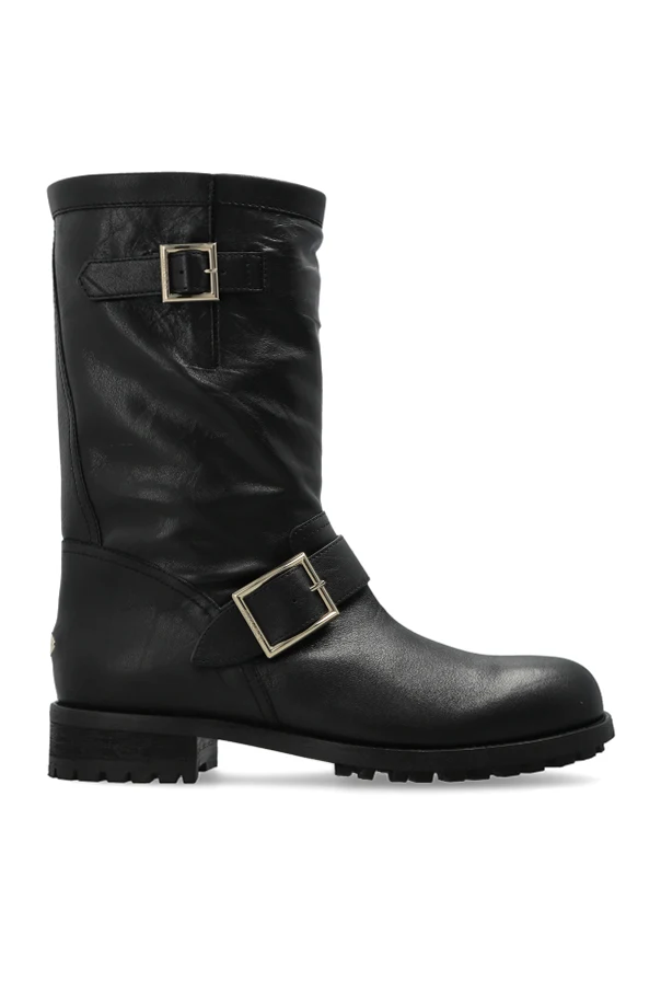 BROWN ‘Biker Mid’ boots