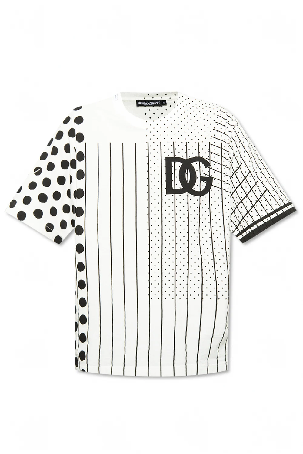 WHITE Patterned T-shirt