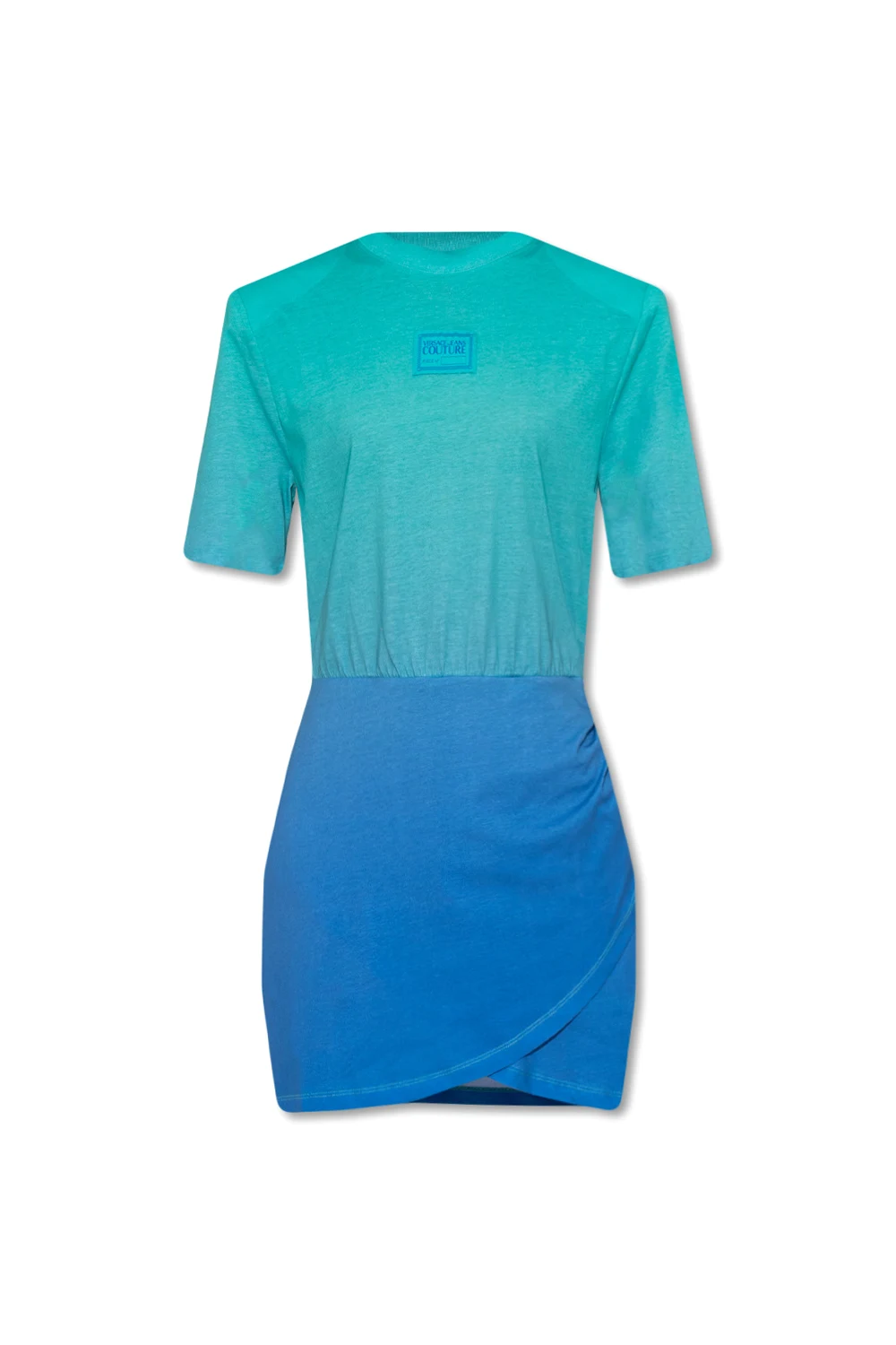 GREEN Dress with logo