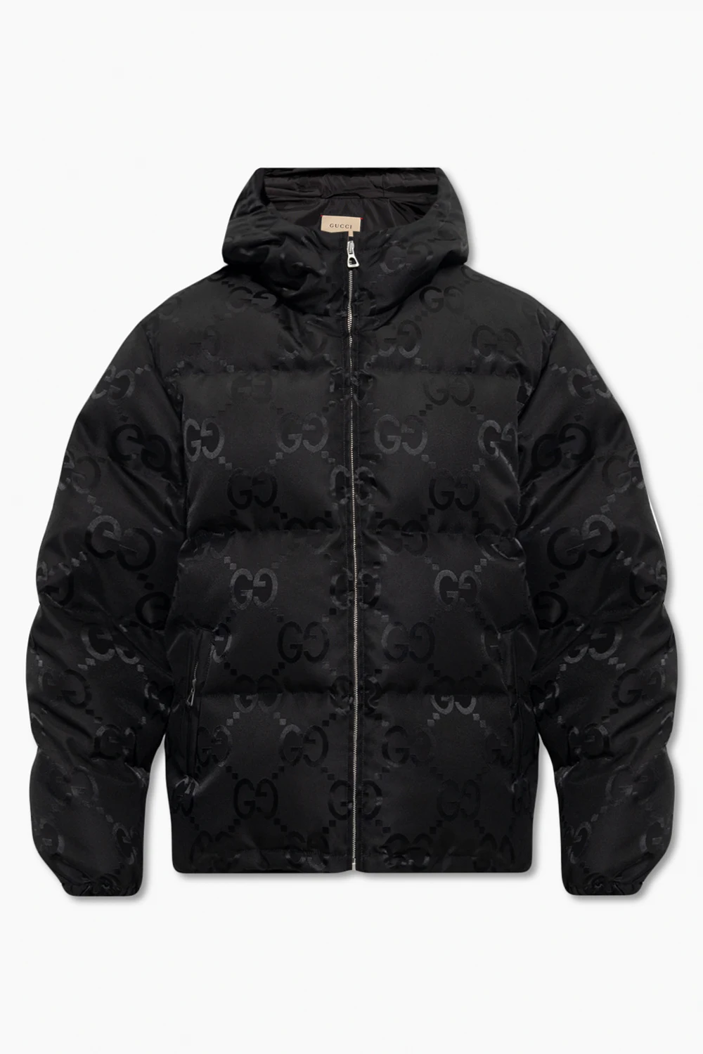 Monogrammed down jacket
