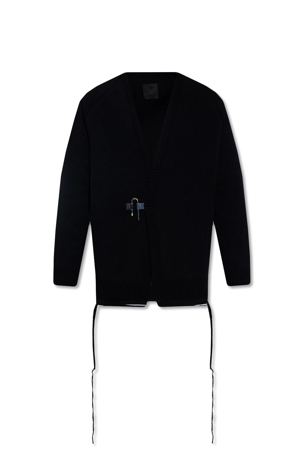 BLACK Wool cardigan