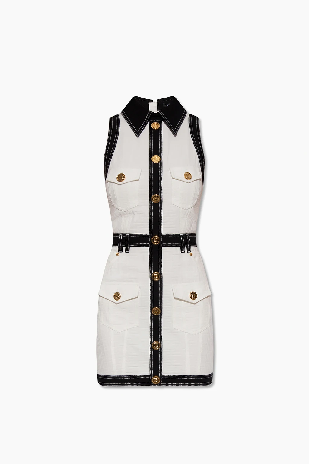 WHITE Sleeveless dress