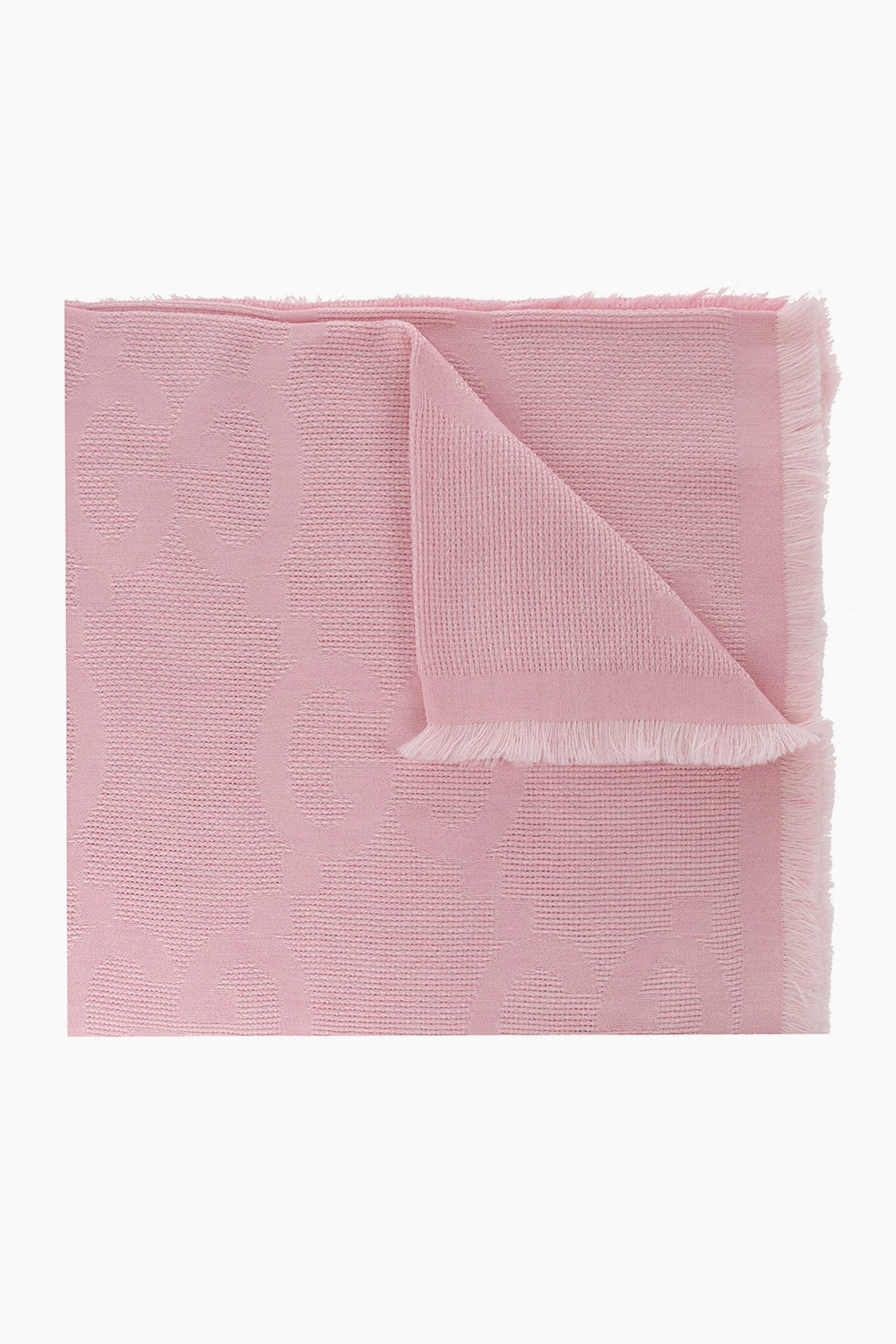 PINK Scarf with ‘GG’ pattern